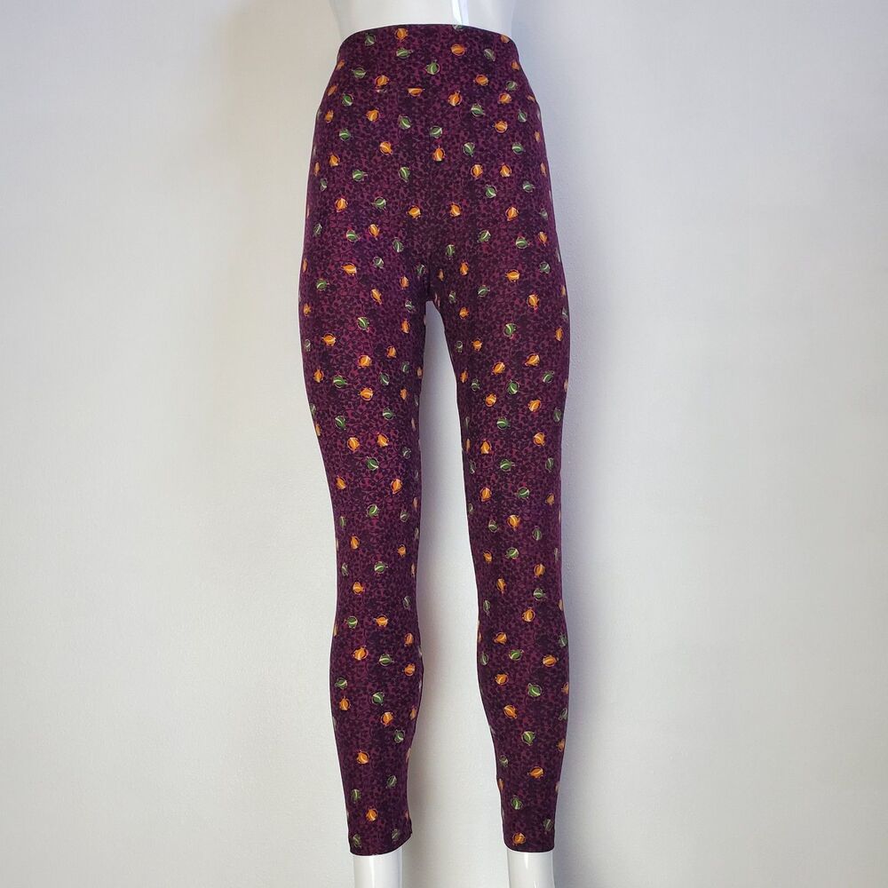 NEW LuLaRoe Purple Floral Leggings